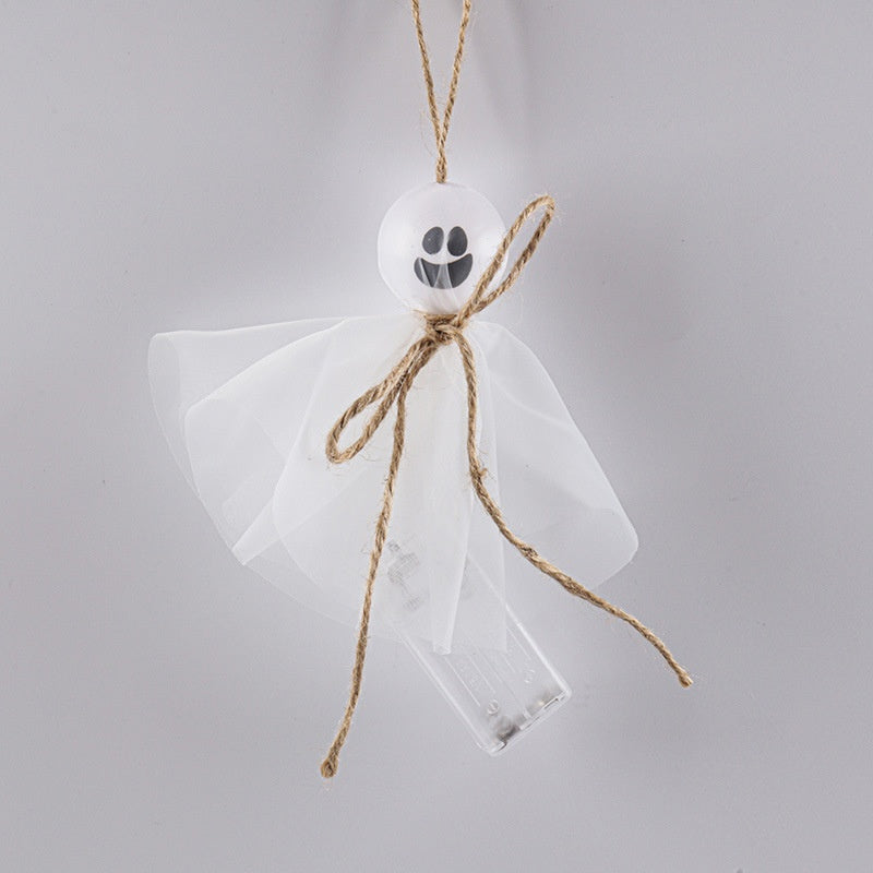 Halloween Ghost Dress Up Lieu Disposition Lumières colorées Chaîne d'éclairage Led