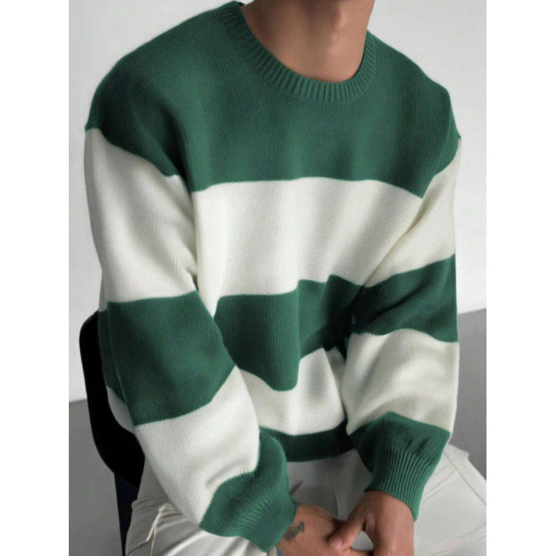 W 59248 Pull rayé pour hommes Pull rayé pour hommes