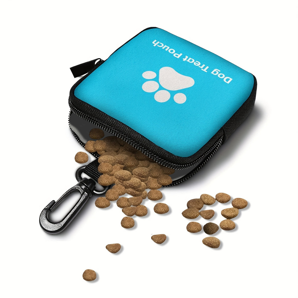 Pack de snack d'animal portable en polyester avec fermeture à glissière