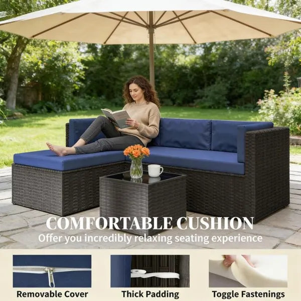 Ensemble de meubles de jardin arrière