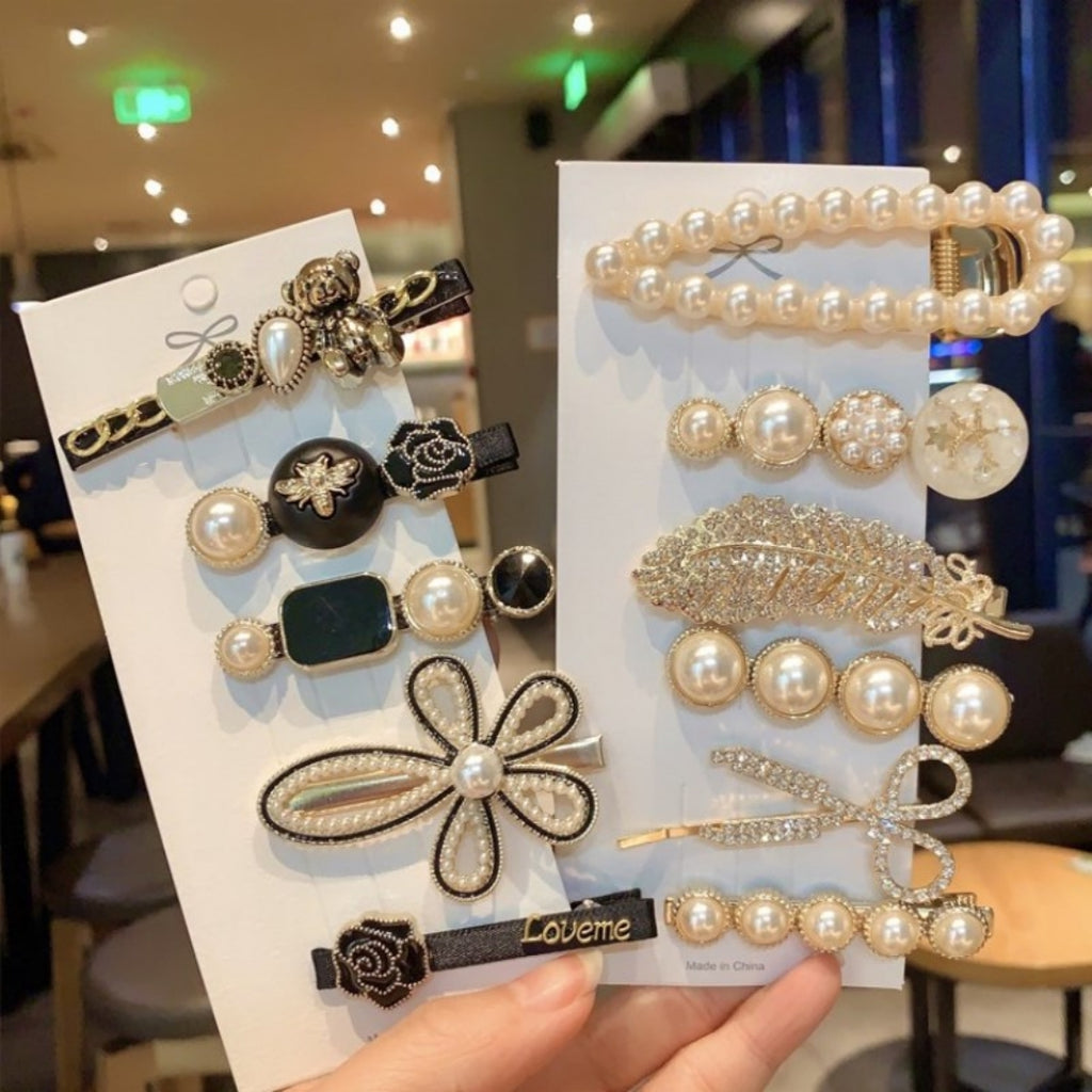 Cute Hair Clips for Bun Style