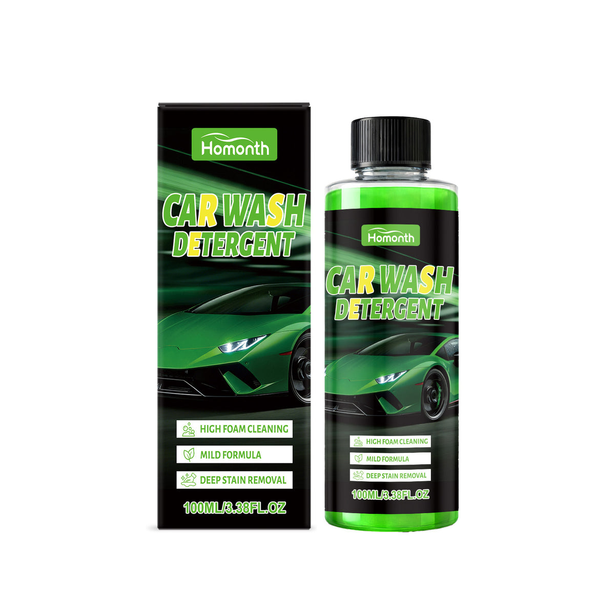 High-foaming liquid car wash