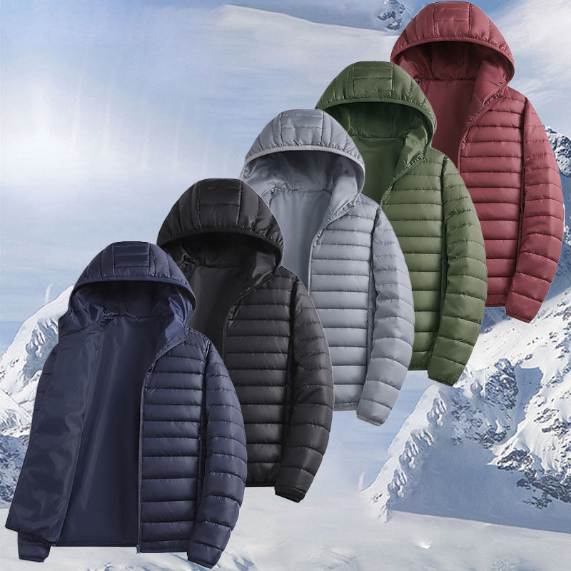 AutomneHiver chaud à capuche lisse coupe-vent étanche Sporty Casual Ribbed Top