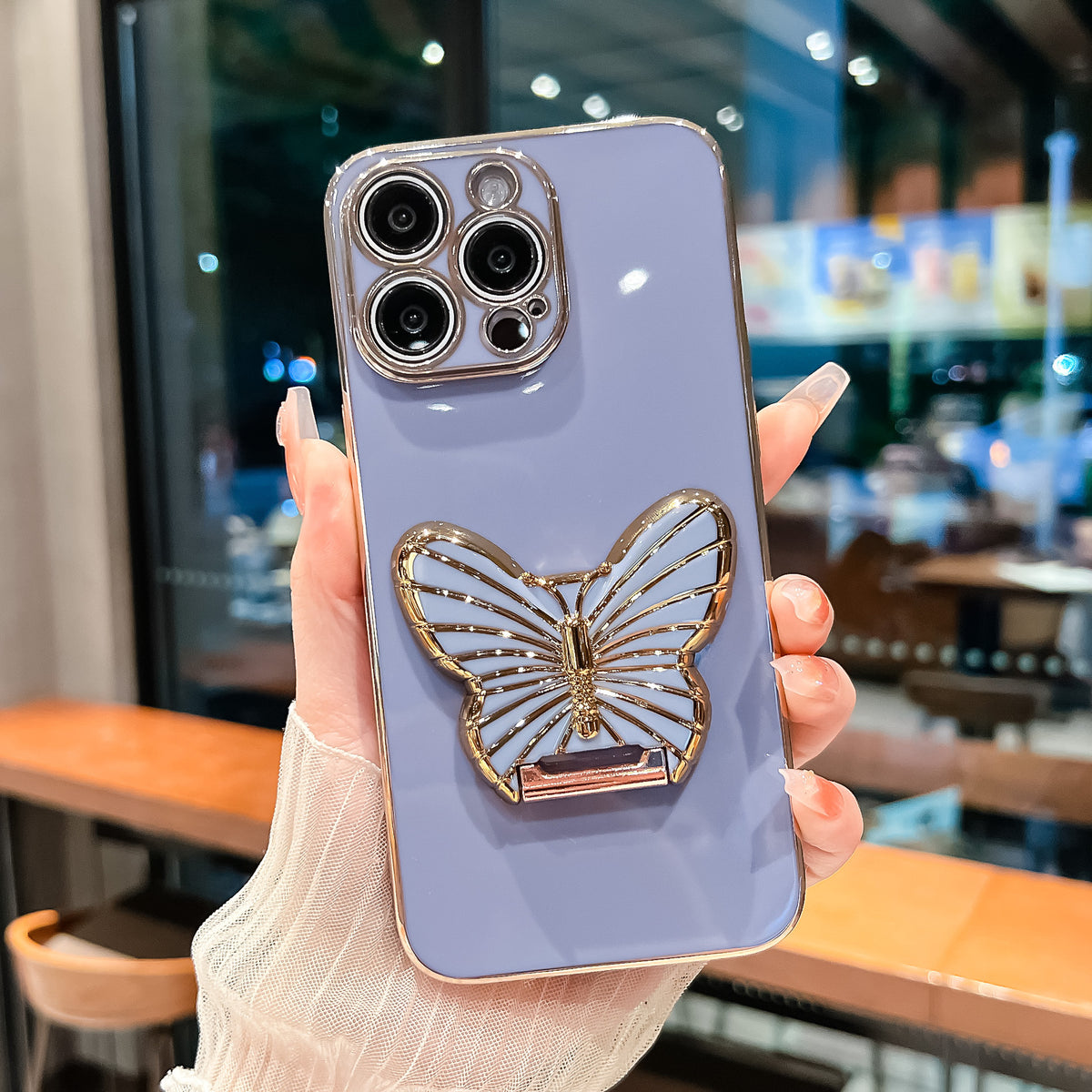 Sticker de boîtier de téléphone Support horizontal et vertical Support double usage