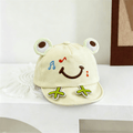 Les garçons et les filles de la grenouille musicale soft-top mignon et ludique casquette de baseball est approprié pour Ch