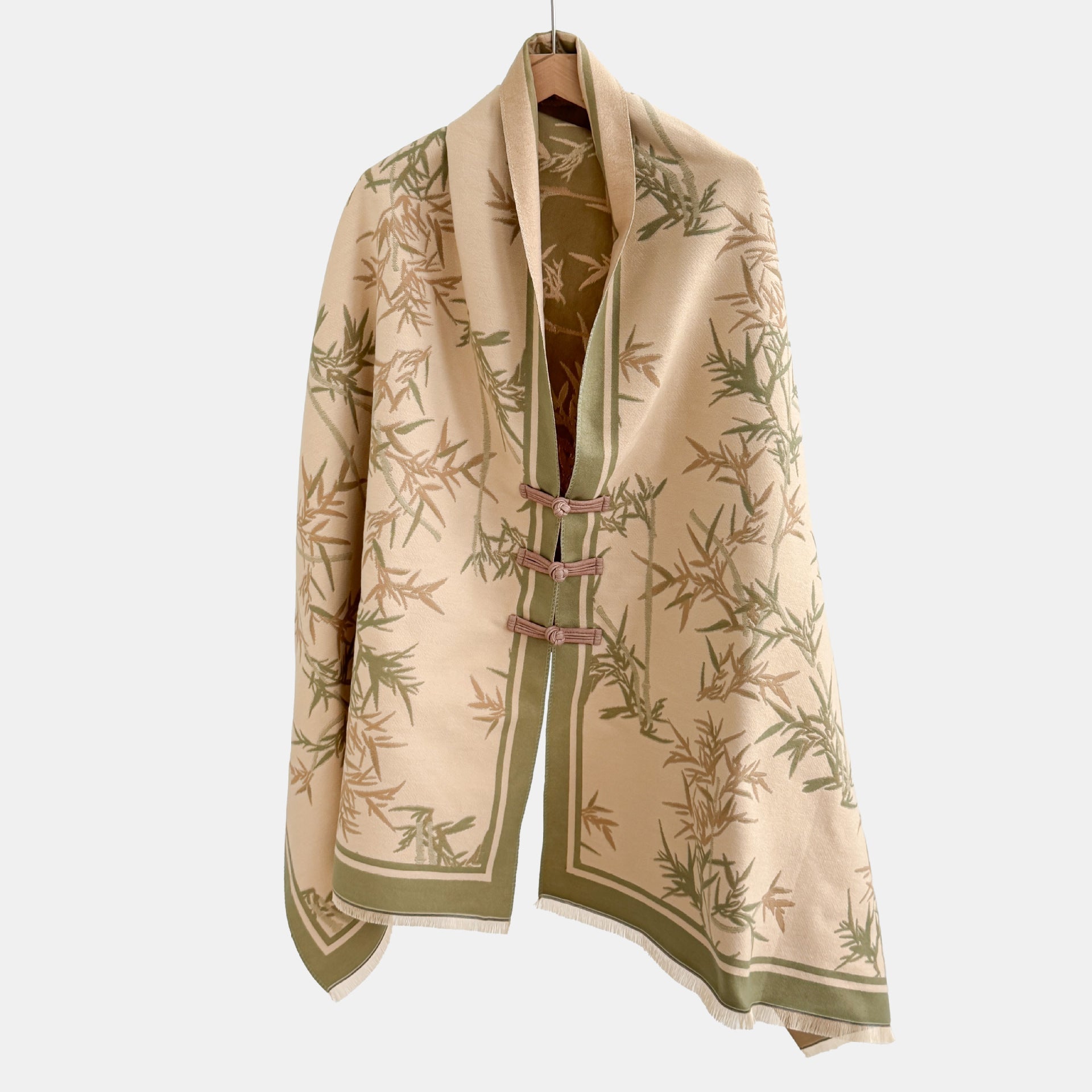 Vêtements de dessus de noeud vintage Jacquard Châl