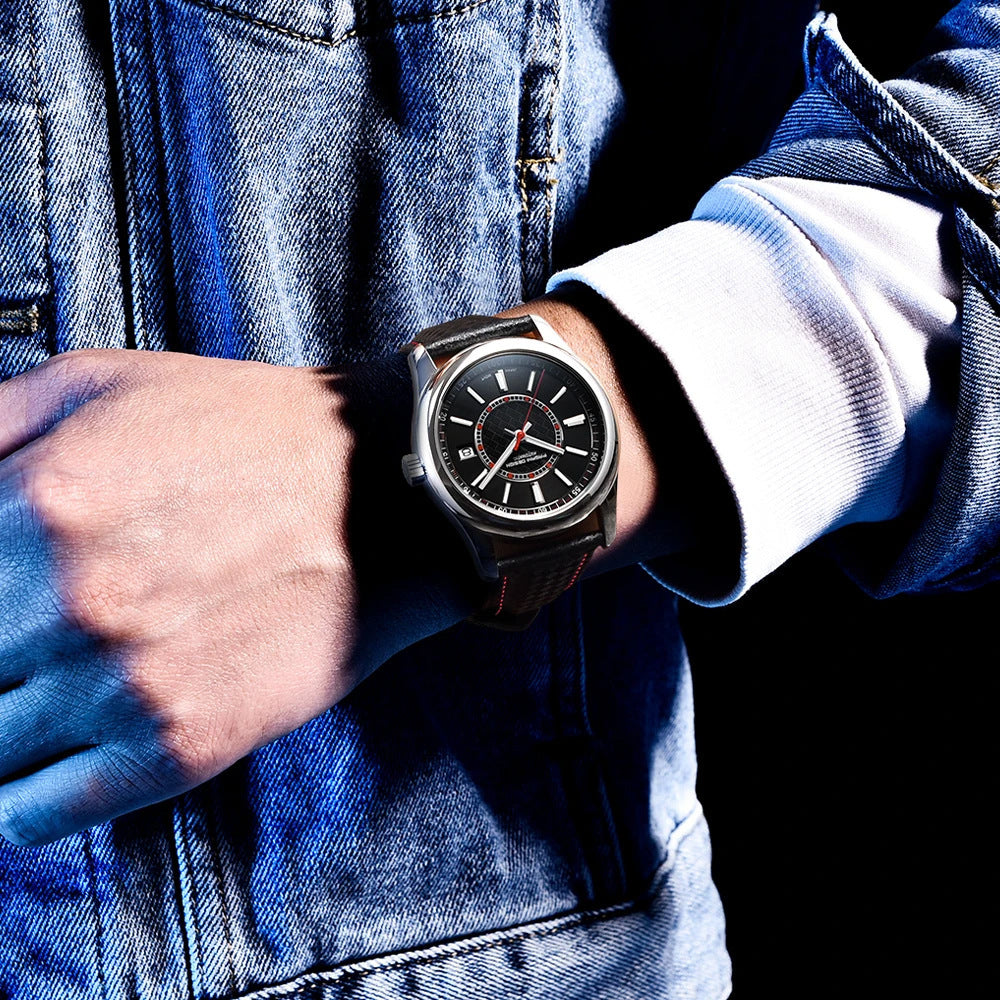 Montres Homme Automatique Mécanique Mode Lumineuse