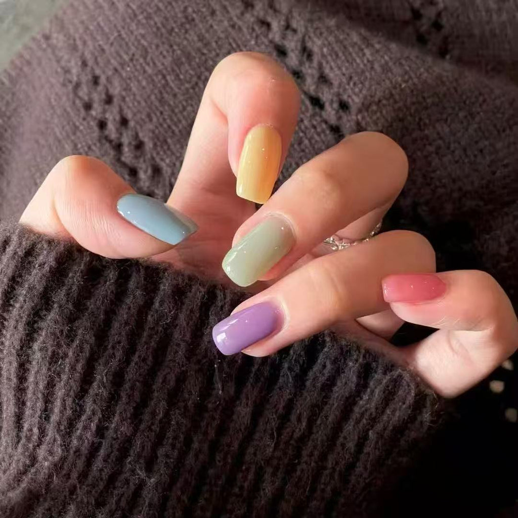Stickers Faux Nail de longueur moyenne haut de gamme