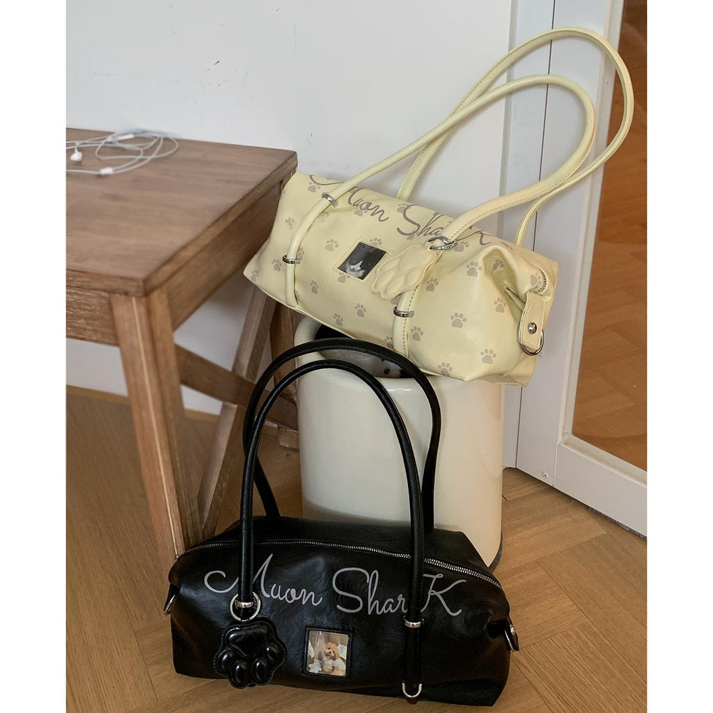 Sac sous-armé pour femmes avec impression de lettre
