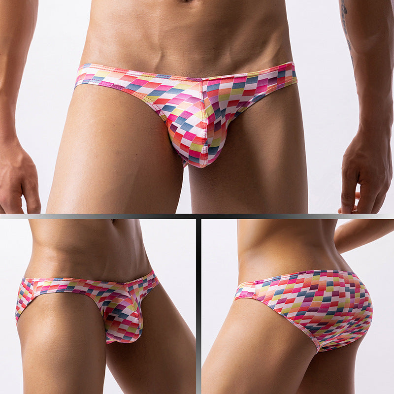 European And American Foreign Trade Low Waist Sous-vêtements pour hommes Cartoon imprimé Wet Wicking