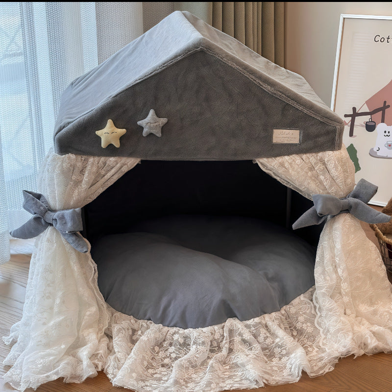 Maison créative pour le chien et la tente de chat