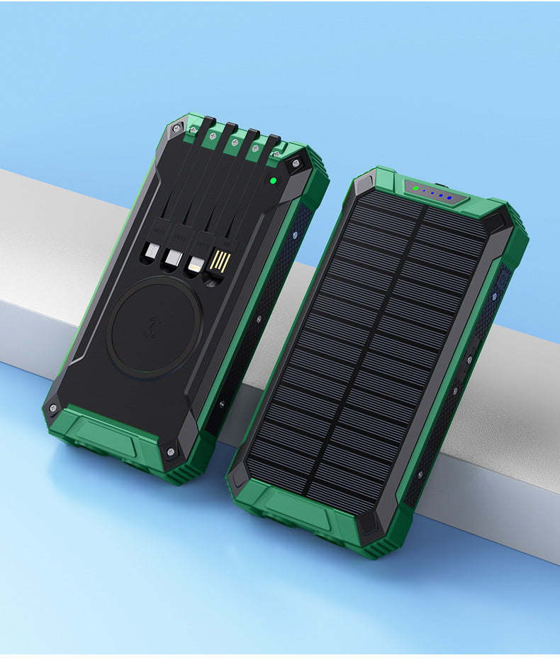 Source d'alimentation portable solaire sans fil de recharge