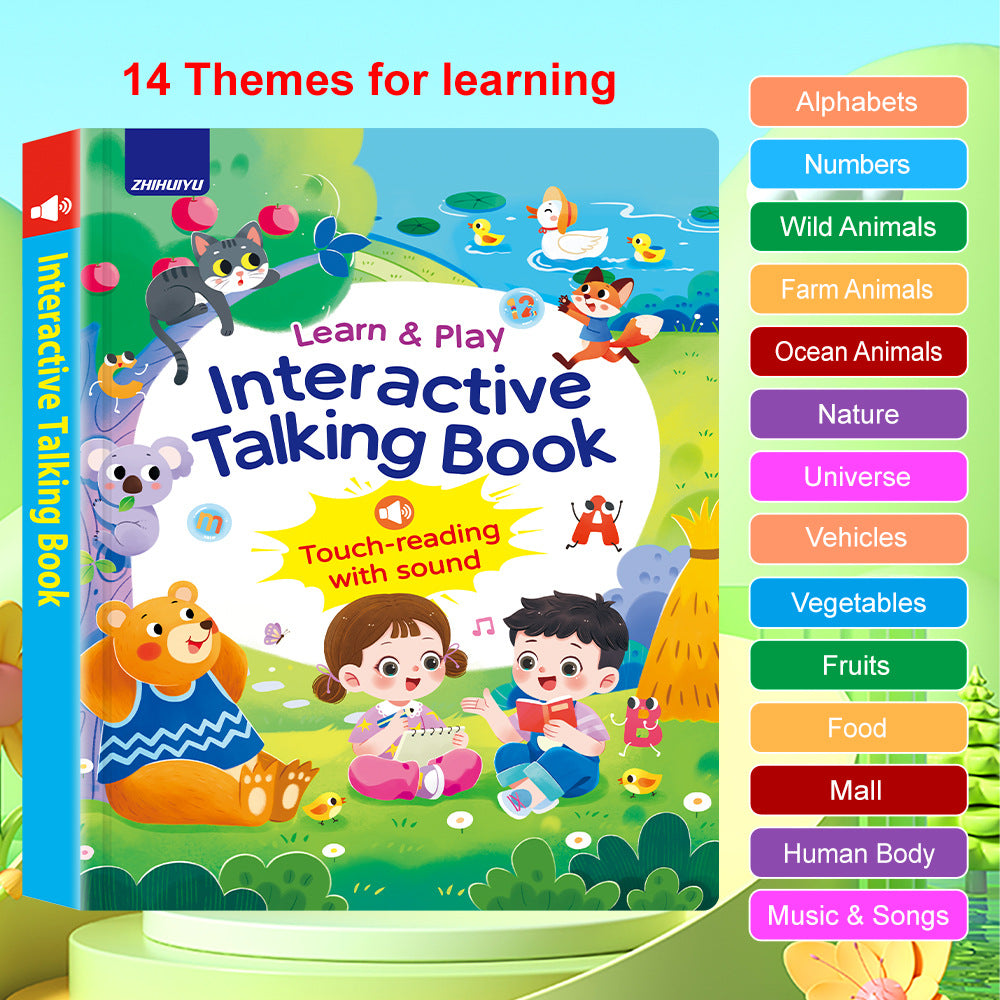 Livre d'histoire audio illustré en anglais pour l'apprentissage des langues naturelles