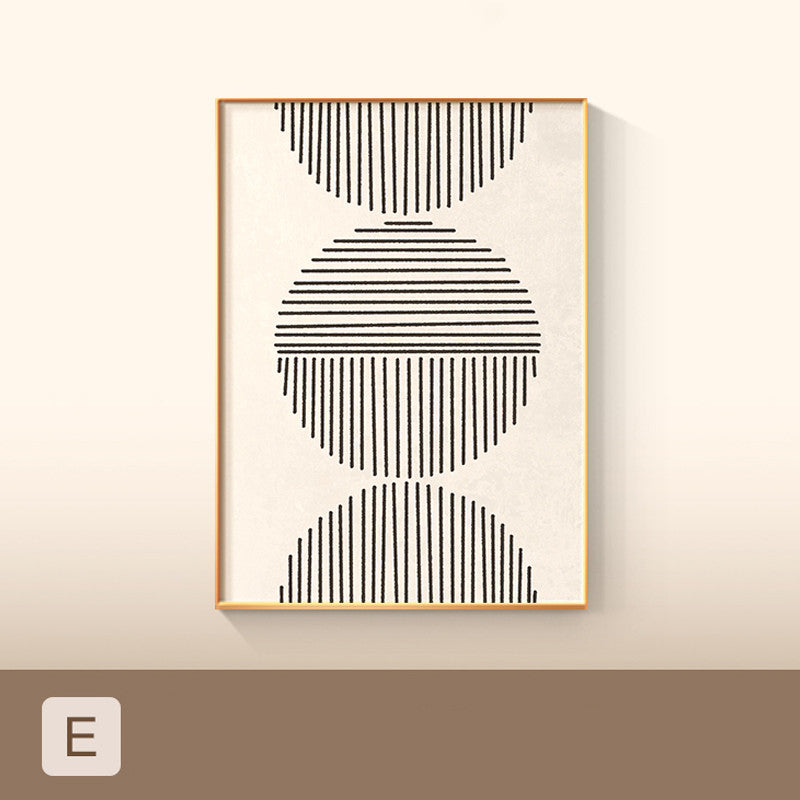 Minimaliste coloré affiche géométrique impression toile peinture
