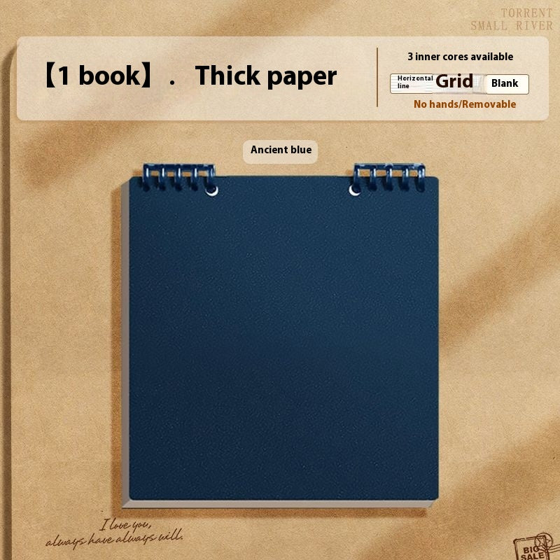 Simple Flip Up Chip Notebook amovible