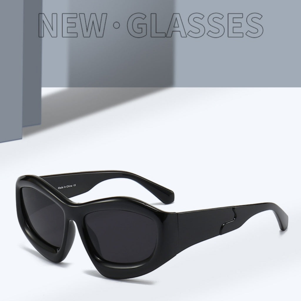 Hommes et femmes Riding Outdoor Personnalité Forme concave Lunettes de soleil