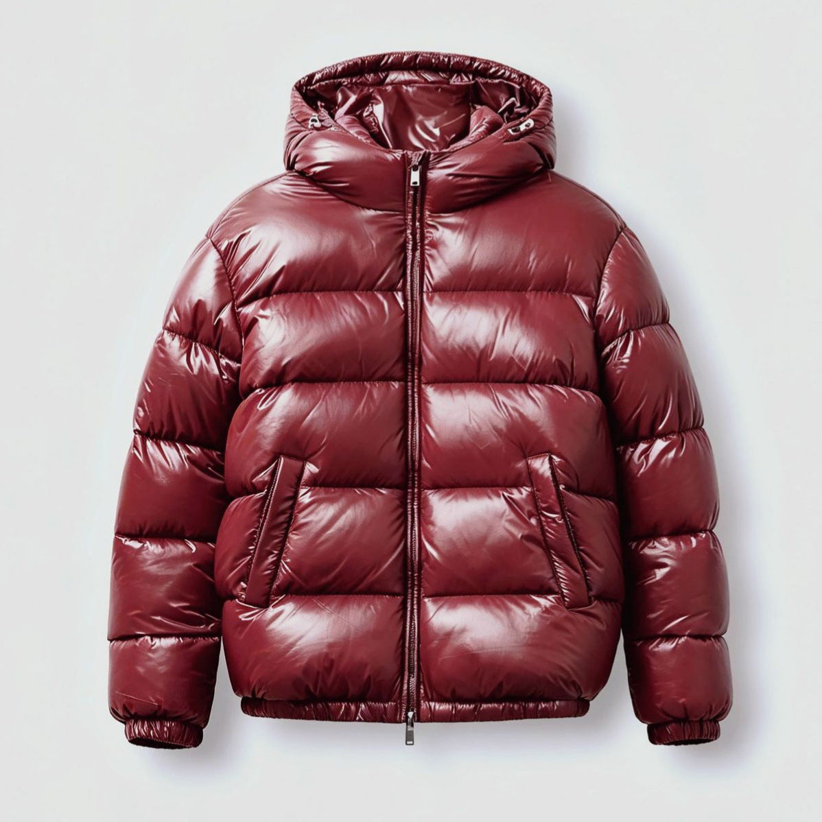 Manteau en coton rembourré d'hiver avec capot pour hommes