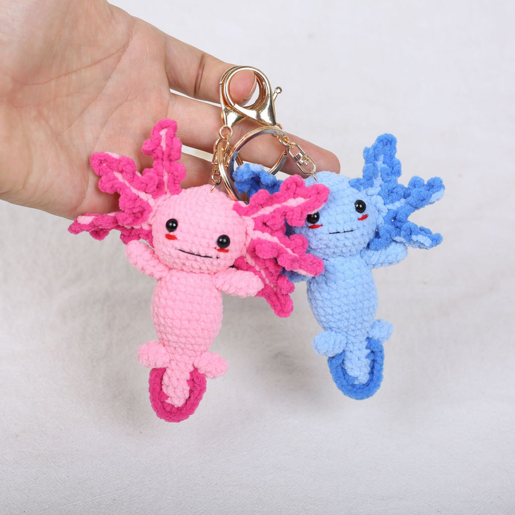 Accessoires de sac de poupée de dessin animé tricoté à la main