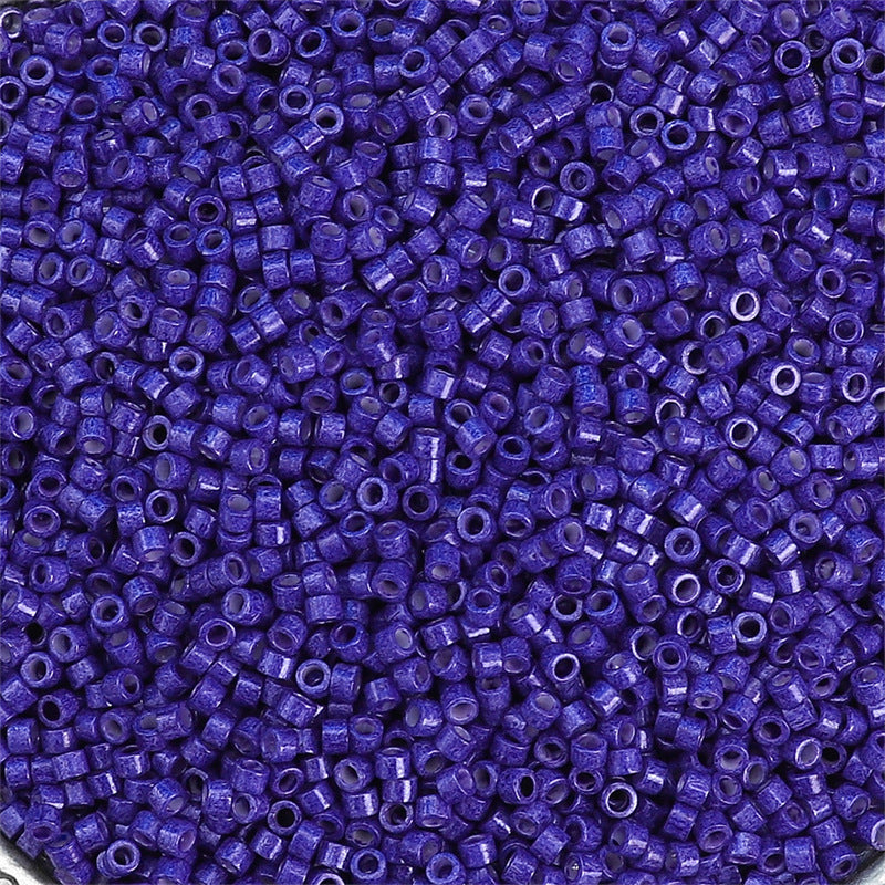Perles rondes de graines de verre peintes à l'huile