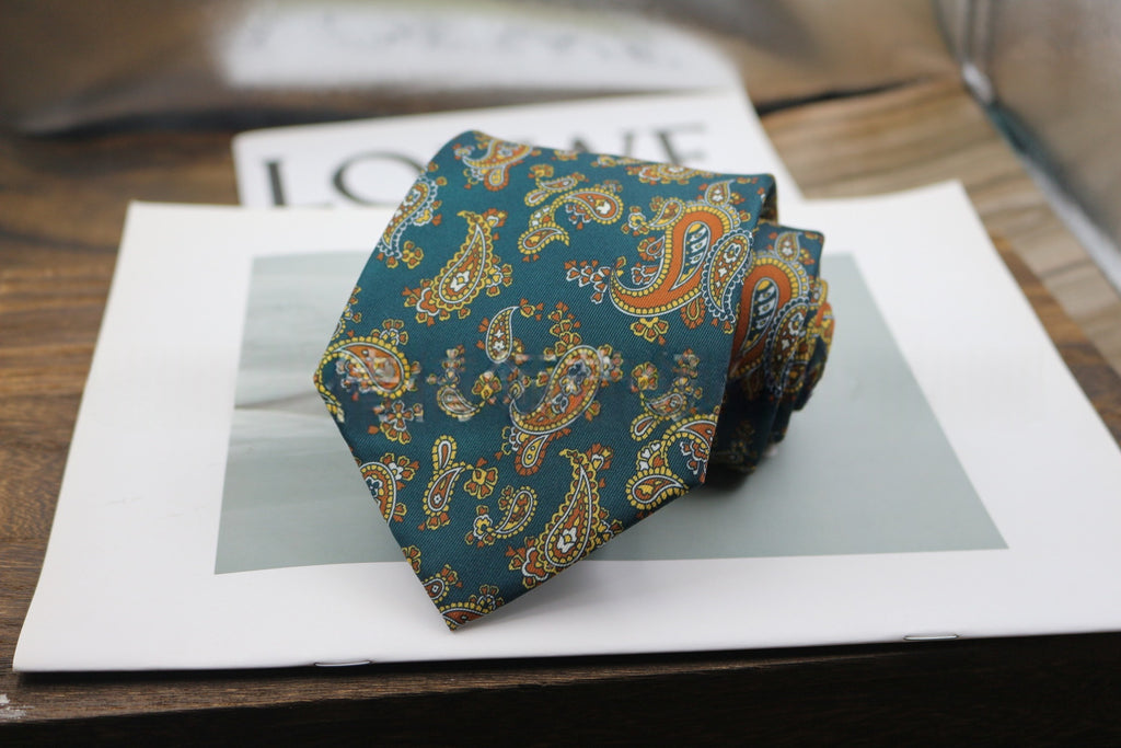 9cm Tie formelle d'affaires large largeur
