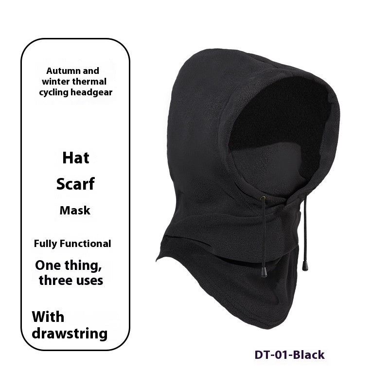 Masque de sport en automne et hiver thermique et coupe-vent