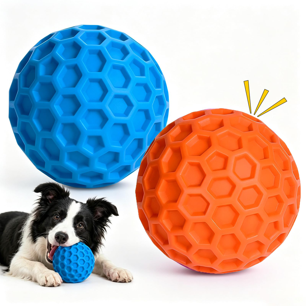 Balles de chien Squeaky Jouet 2 Pack