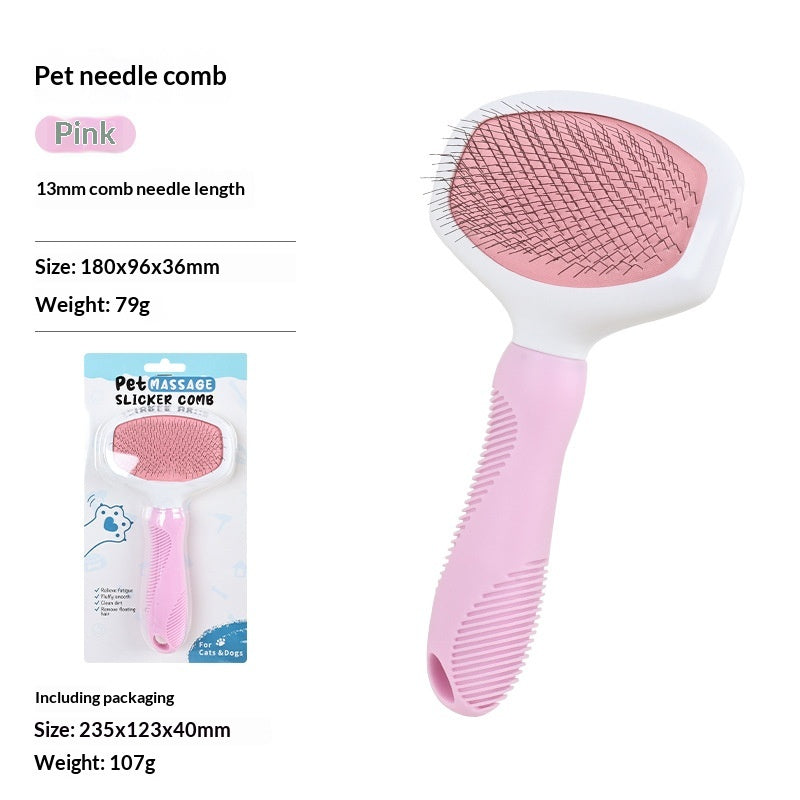 Démanchement de chat et démêlant peigne chien de toilettage et outil de nettoyage