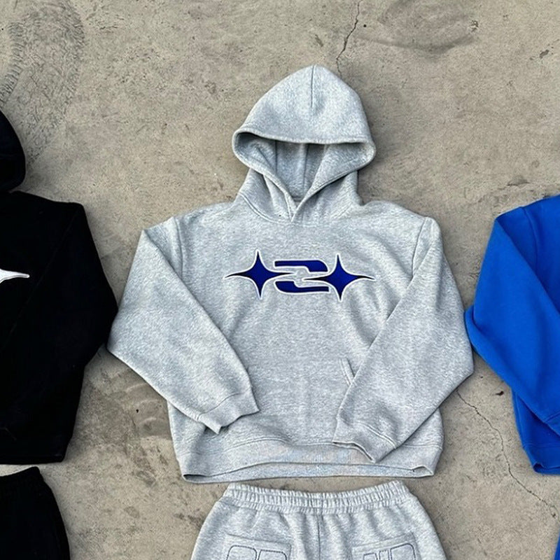 Automne et hiver Casual Retro Hip-hop Sportswear Hoodie mode