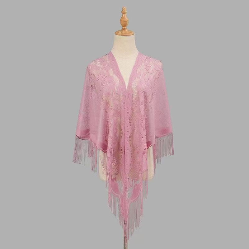 Triangle en dentelle respirante pour femmes avec design floral