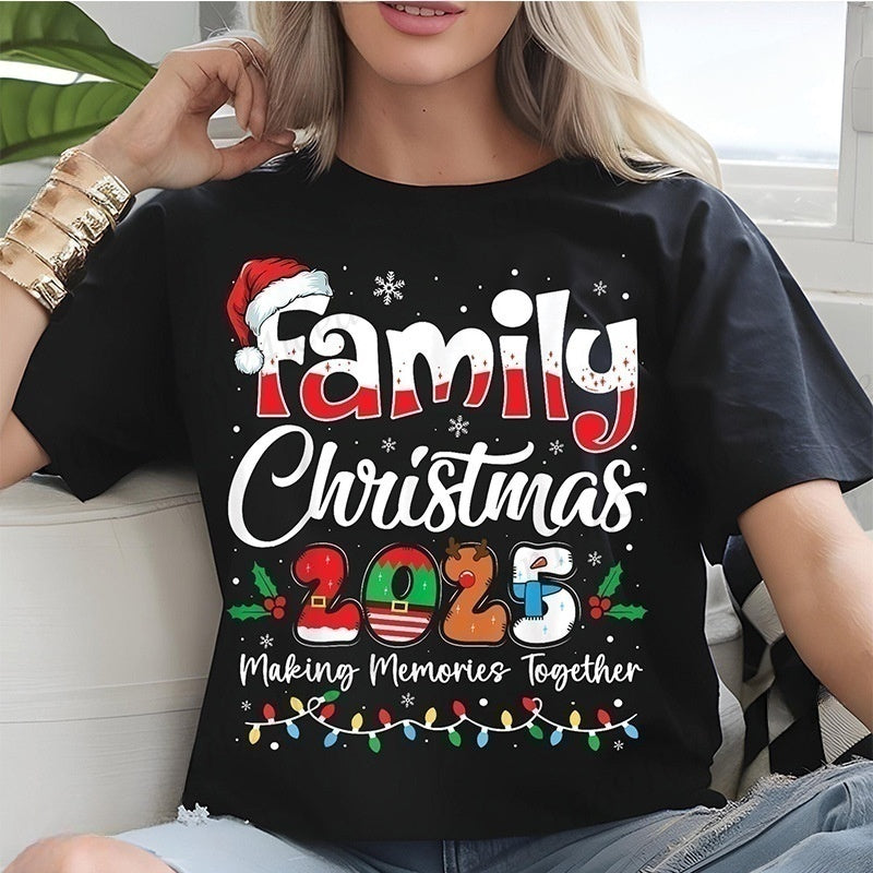 Faites des tops de mémoire imprimés ensemble à Noël