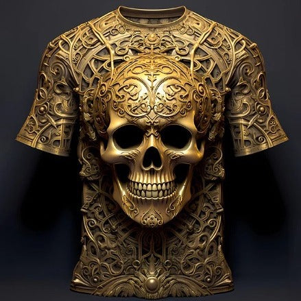 T-shirt imprimé 3D Hip Hop 3D pour homme