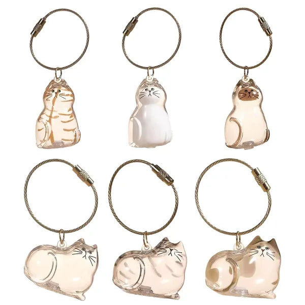 Ensemble de pendentif commémoratif pour les cheveux de chat 6 pièces - Pet Keepsake - Soft Fur Capsule Pendentif