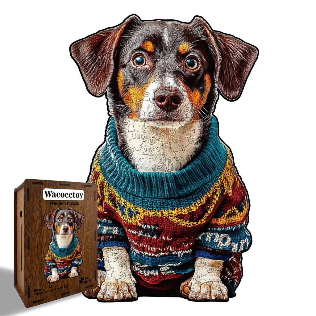 Sausage Puzzle chien en bois Alien Puzzle Festival Puzzle cadeau Stress Relief Game