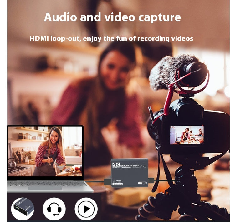4K Gaming Set-top Box Enregistrement audio