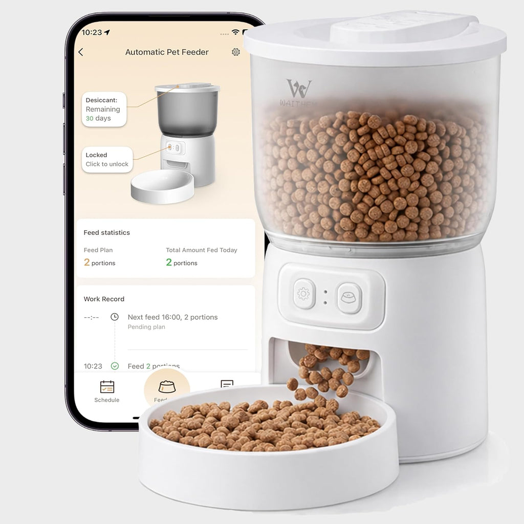Wi-Fi Waithem Automatic Cat Feeder