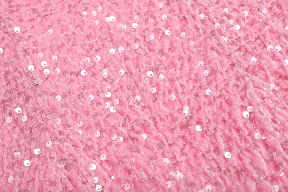 Robe longue de coupe de l'Off-Shoulder Slimming Sequins sans dos