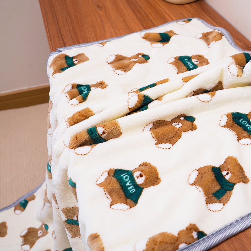 Feuille de lit chaud pour chien de couverture chaude pour chat