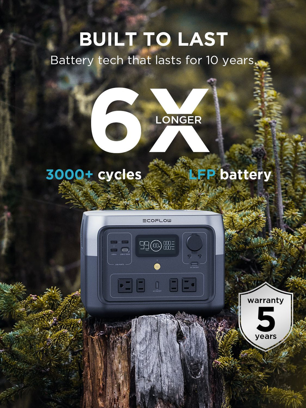 Portable Mobile Lithium Fer Phosphate Alimentation Évacuation d'urgence haute puissance