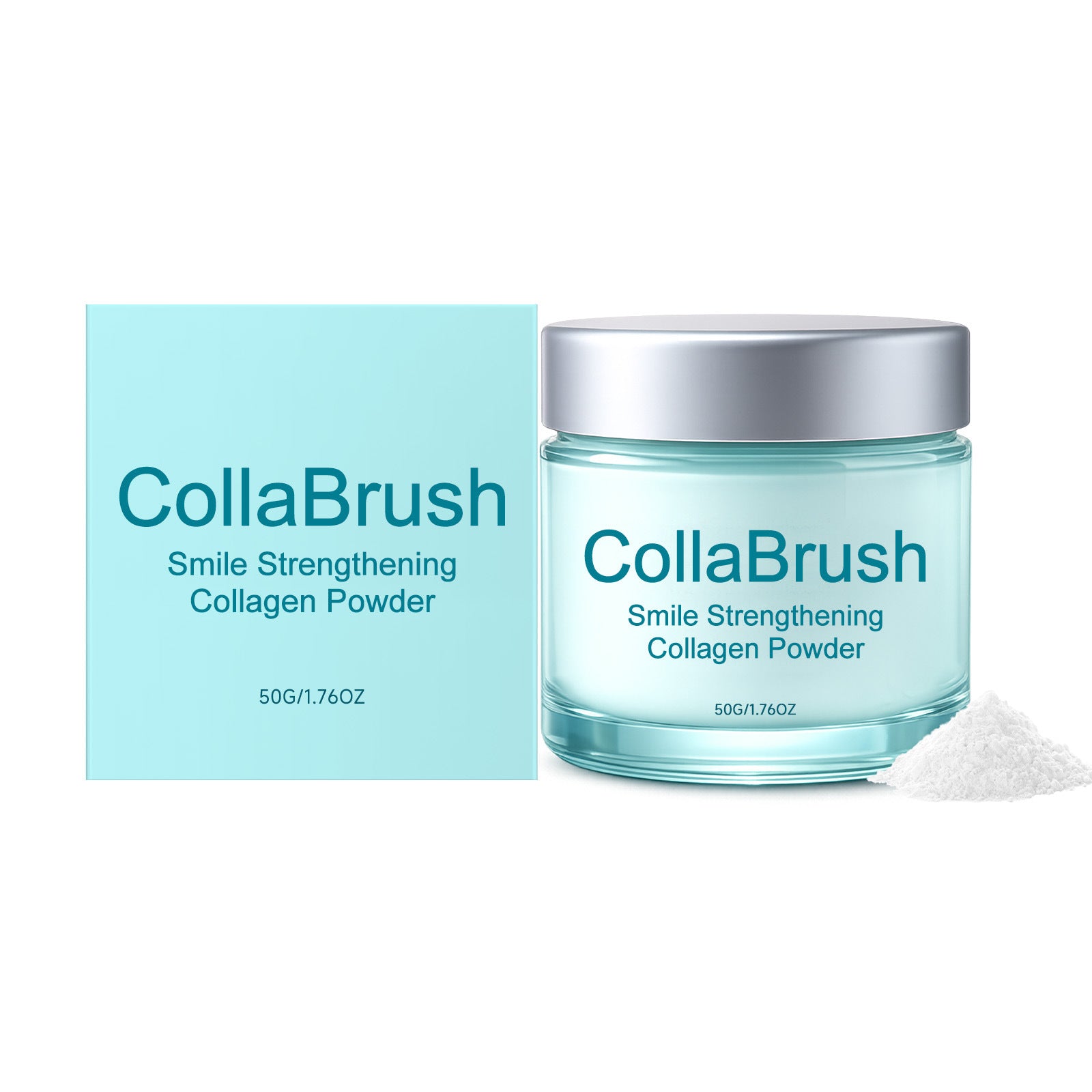 Collagène nettoyant poudre de dents douce et rafraîchissante poudre de dents qui adoucit et nettoie