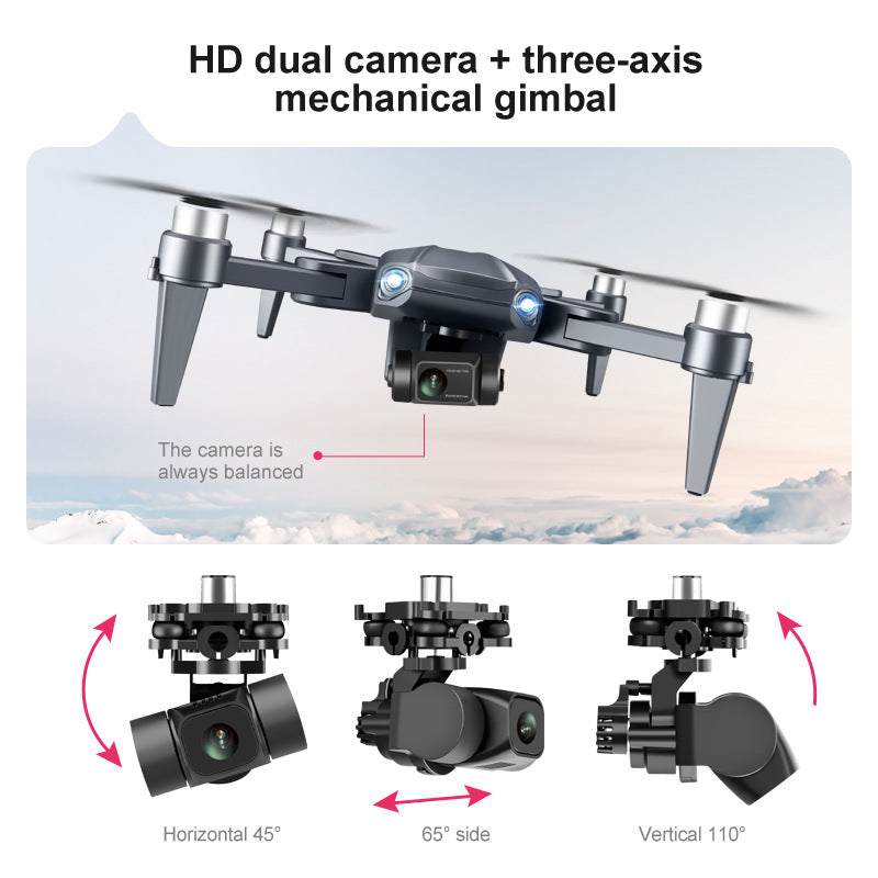 RG106 Trois axes Auto-stabilisation PTZ pliant UAV