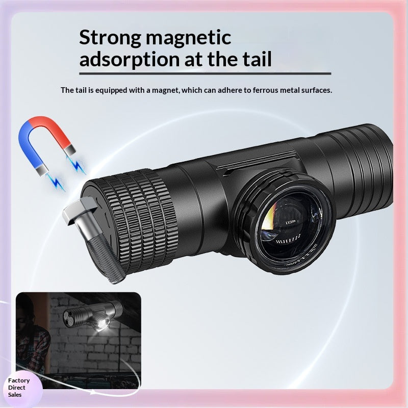 Lampe de poche extérieure à haute intensité en alliage d'aluminium