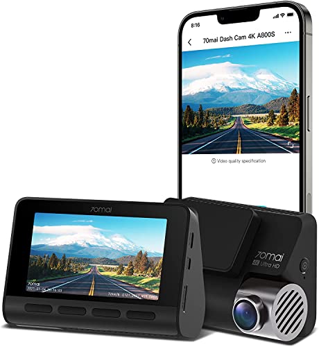 70mai A800S Vrai 4K ComIMX415 Cam
