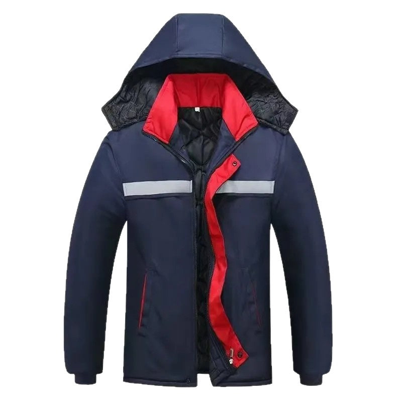 Vêtements de travail d'hiver avec une doublure en coton pour la chaleur