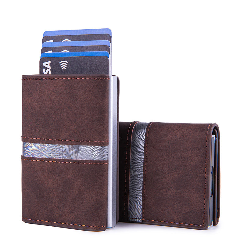 Porte-cartes Boîte en aluminium Antivol Portable