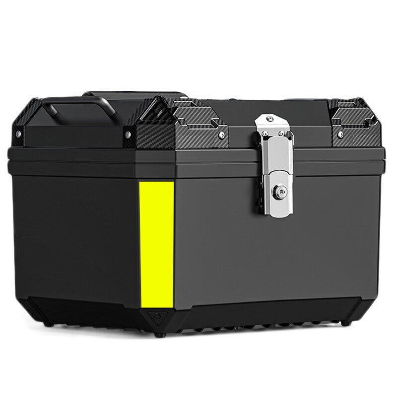 Boîte à bagages supérieure arrière de la moto 45L Case porte-voix avec noir réfléchissant