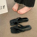 Flip Flops, Pantoufles de porc, Femmes d'été en plein air, Toe Beach Superbe appartement San