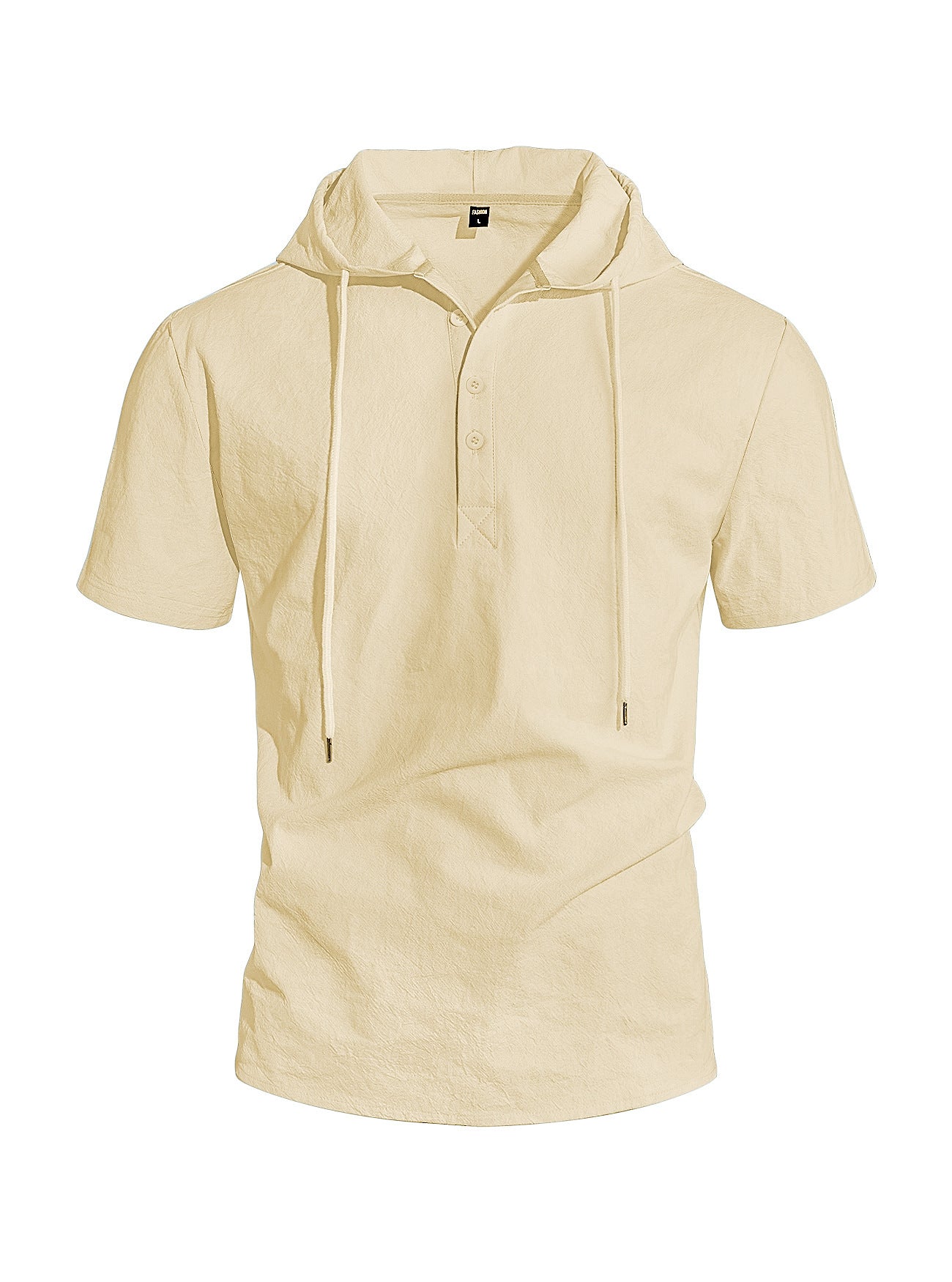 Chemise en lin manches courtes pour hommes