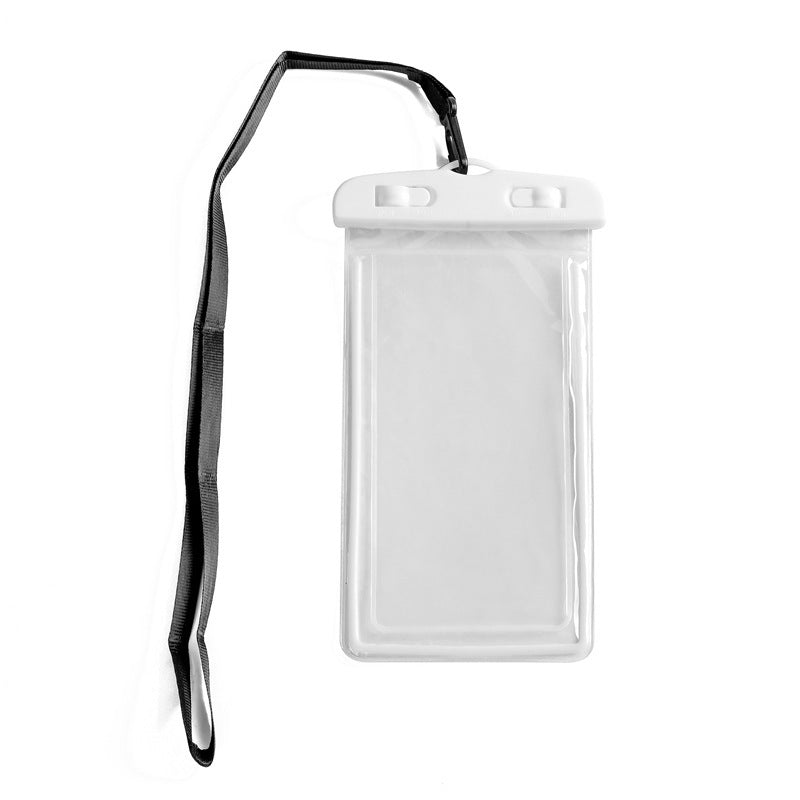 Sac de téléphone portable lumineux scellé plage transparente Couverture imperméable