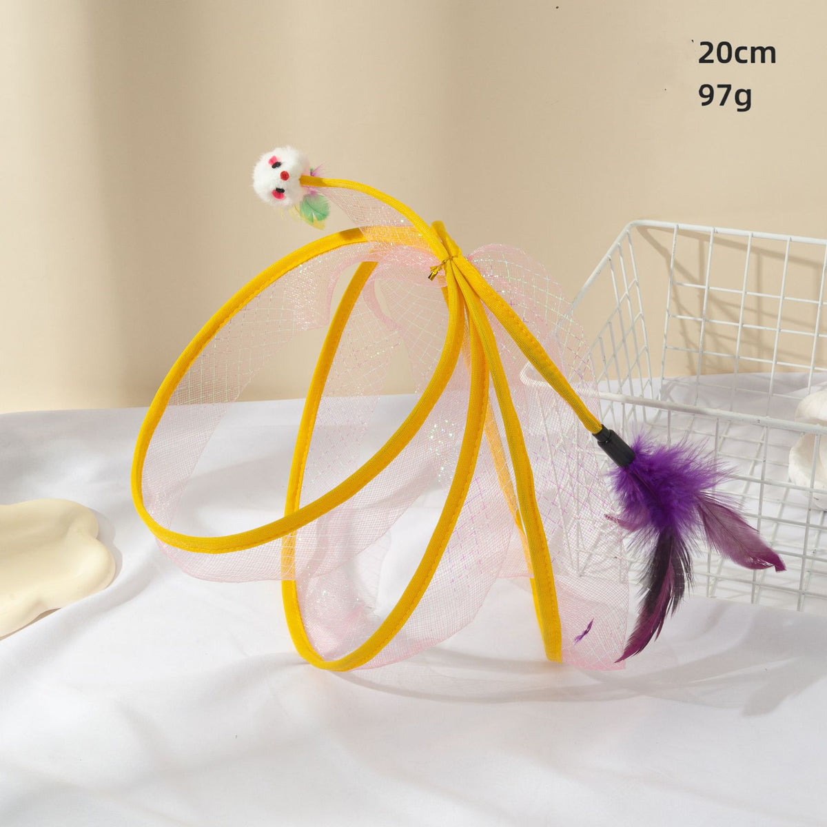 Tunnel de chat Souris de plumes Durabilité transformationnelle