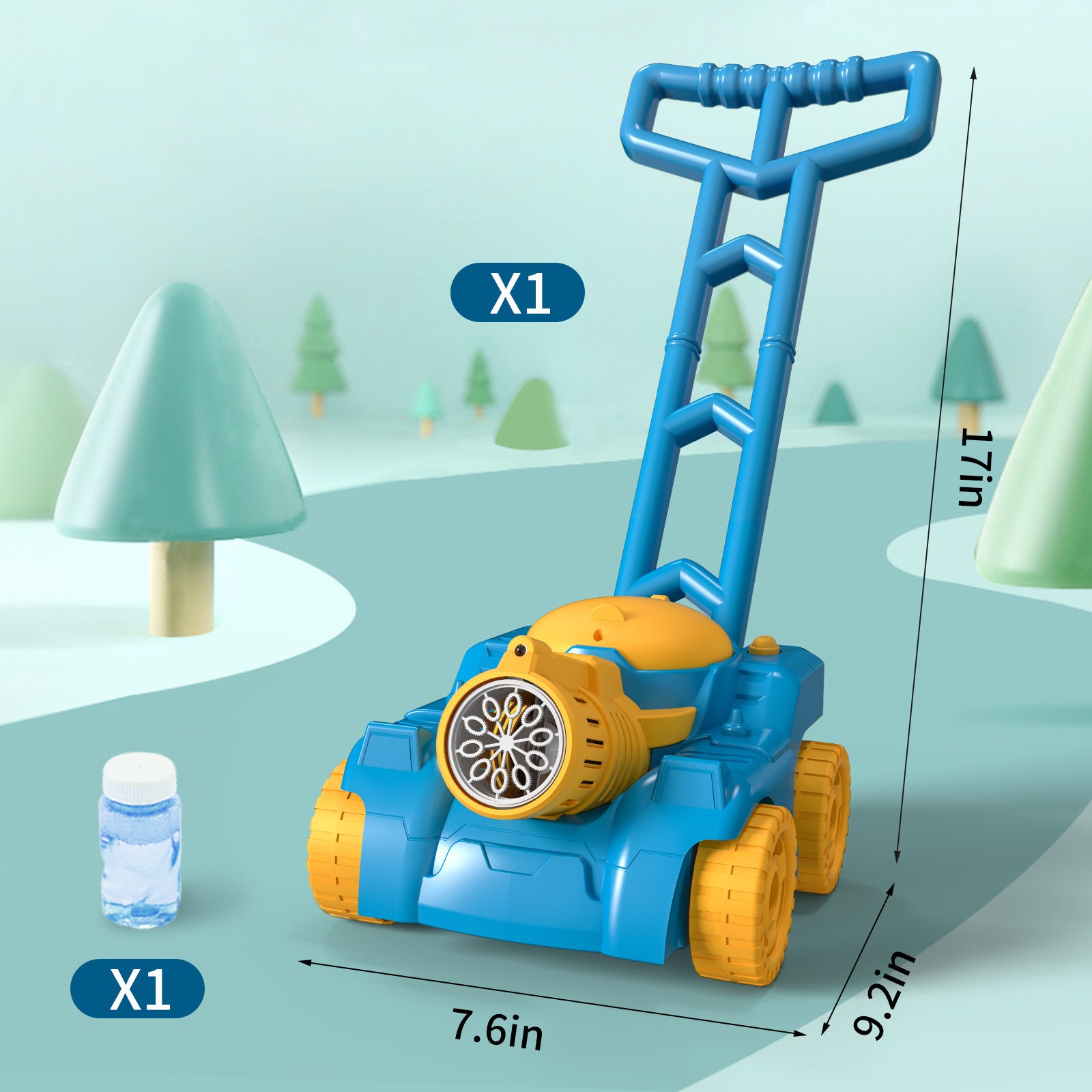 Jouet de voiture push bubble de réservoir pour enfants